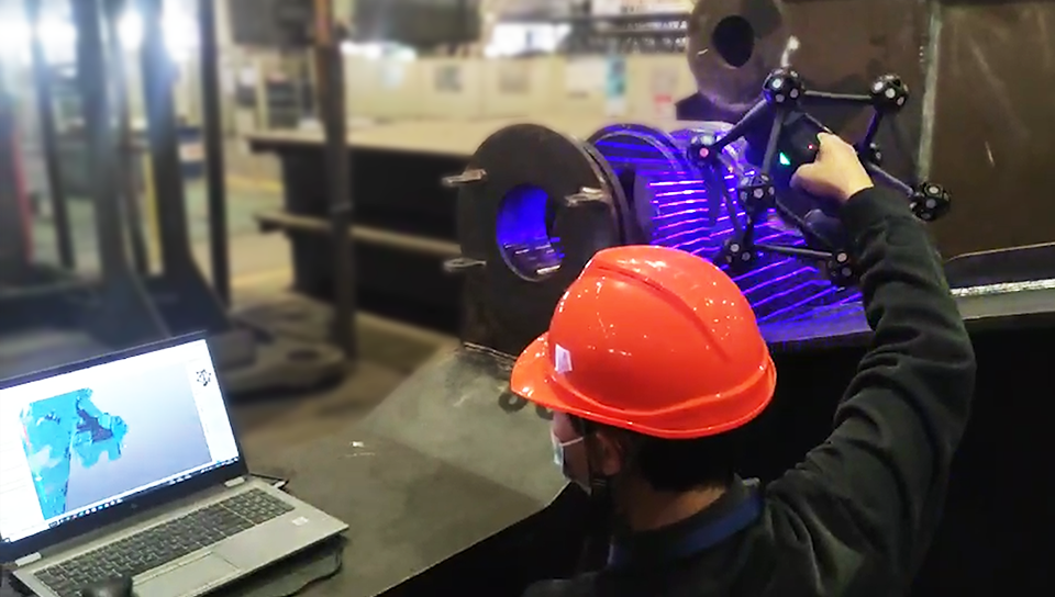 HyperScan大型結構件3D掃描全尺寸檢測方案