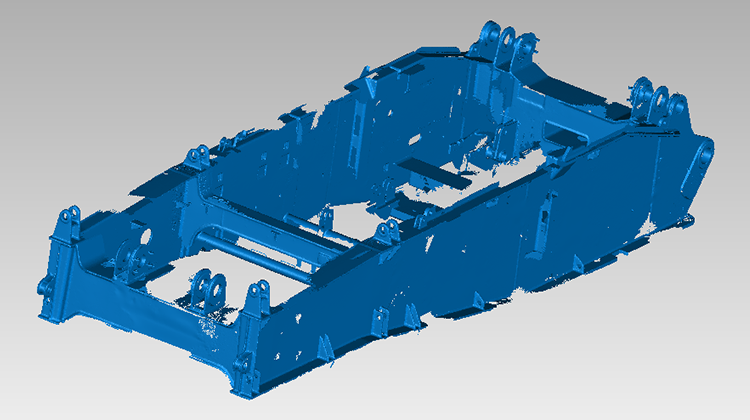 HyperScan大型結構件3D掃描全尺寸檢測方案